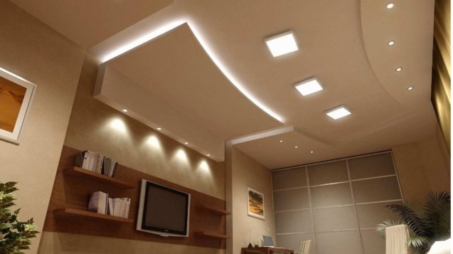 modern-square-recessed-lighting-for-interior-design-with-decorative-downlights-and-led-panel