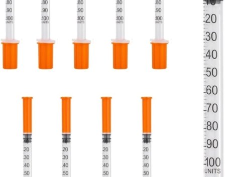Pack of 10 - 1ml Plastic Measuring Dispensers